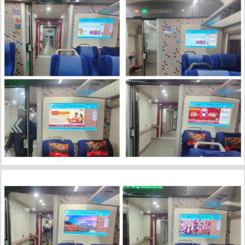Vande Bharat Train LED Advertising – New Delhi to Varanasi (1 Month) - Image 2